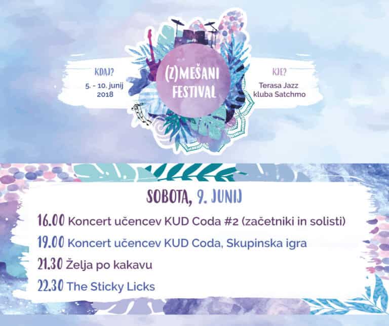 (Z)mešani festival: (Z)mešana sobota – Satchmo, Maribor (9.6.2018)