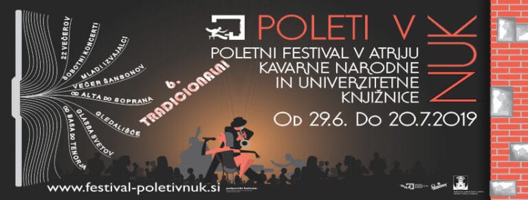 Festival Poleti v NUK bo že šesto leto prebudil atrij NUK-a